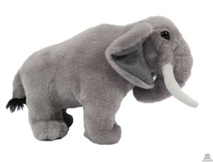 Staande pluche olifant 25 cm.