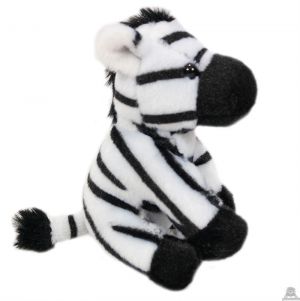 Zittende pluche Zebra 11.5 cm
