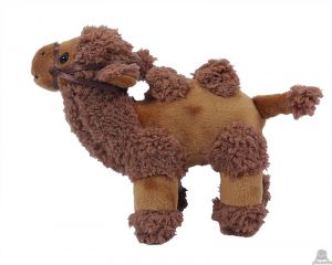 Staande pluche kameel 17 cm