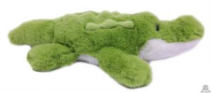Liggende pluche Krokodil groen 30 cm