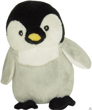 Staande soft-pluche pinguin beide van 15 CM.