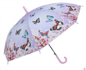 Stoere paraplu vlinders in 6 verschillende kleuren 100 cm 