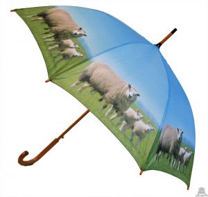 Stoere paraplu met schaap 100 cm 