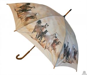 Stoere paraplu met paard 100 cm 