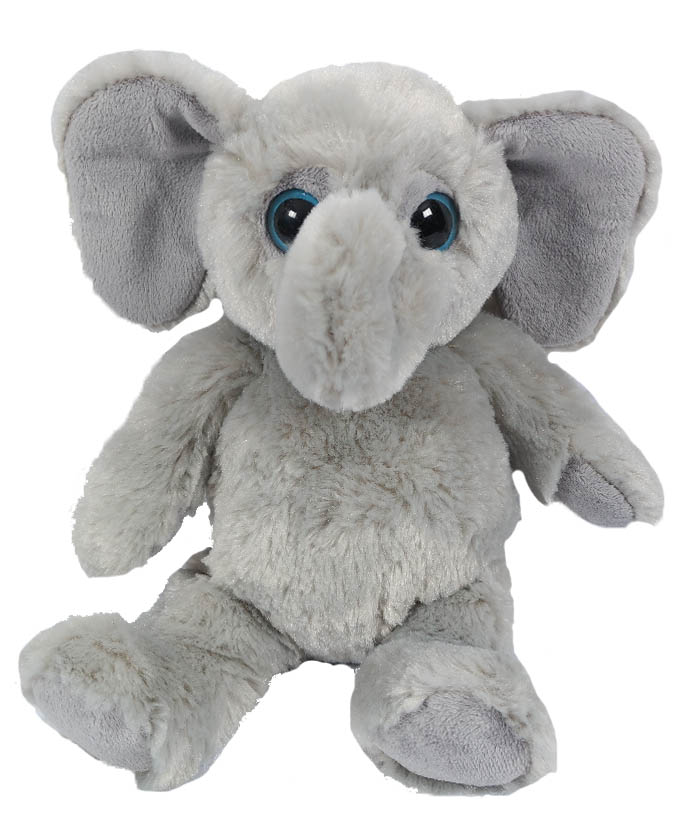 Martin Luther King Junior vertrekken eindpunt Zittende pluche Olifant 30 cm met grote ogen. Pluche Knuffel