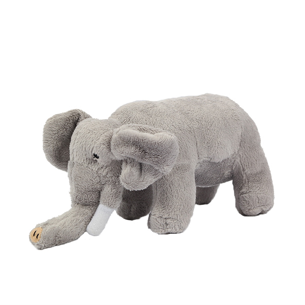 pluche knuffel, Staande pluche olifant van 23 CM. Knuffel