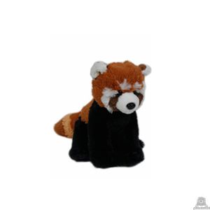 Staande soft-pluche pandabeer beide van 16 CM.