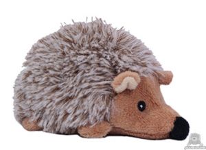 Staande soft-pluche Egel Bruin  10 cm