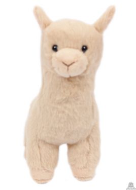 Staande Alpaca ecru 17 cm.