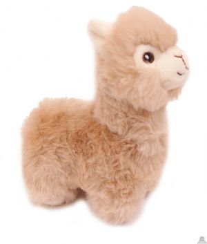 Staande Alpaca beige 15 cm.