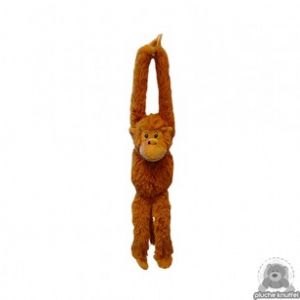 Soft-pluche Hang aap bruin 100 cm