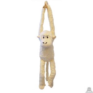 Hangende soft-pluche aap beide van 66 CM.