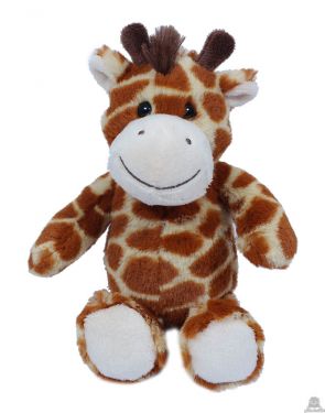 Zittende pluche Giraffe 15 cm