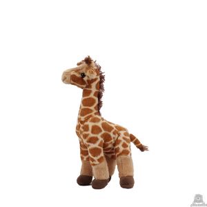 Staande pluche giraffe beide van 25 CM.