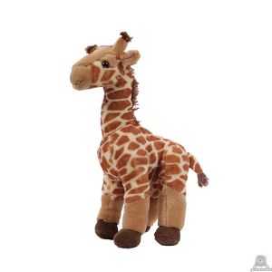 Staande pluche giraffe beide van 34 CM.