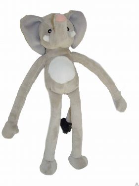 Hangende pluche olifant beide van 40 CM.