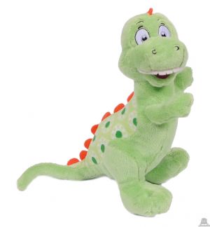 Pluche staande Dinosaurus groen 20 cm