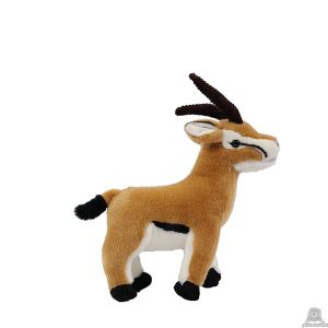 Staande pluche gazelle beide van 33 CM.