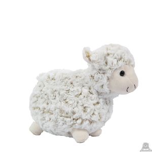 Staande pluche schaap beide van 26 CM.