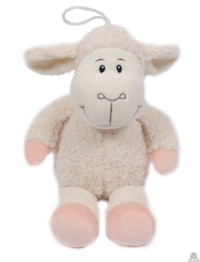 Pluche zittend Schaap 20 cm