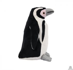 Staande pluche pinguin beide van 26 CM.