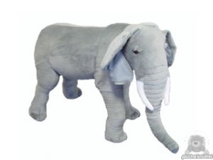 Staande pluche olifant beide van 240 CM.