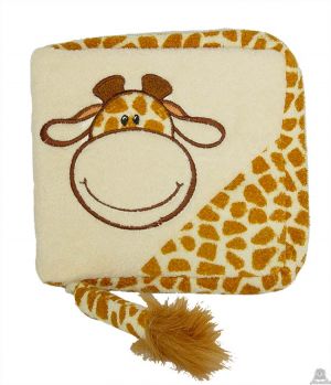 Liggende pluche giraffe beide van 17 CM.