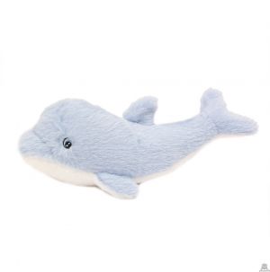 Pluche dolfijn blauw 27 cm.